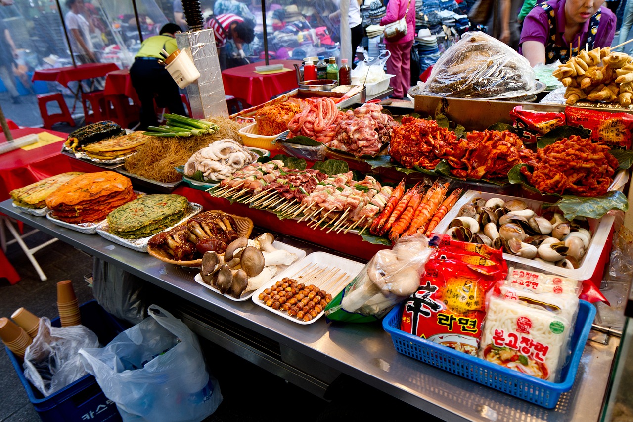 Korean Traditional Market Foods